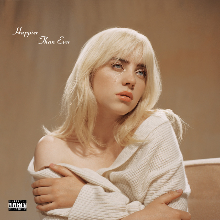 怪奇比莉 Billie Eilish - Happier Than Ever [Explicit Content] (2LP黑膠唱片)_0
