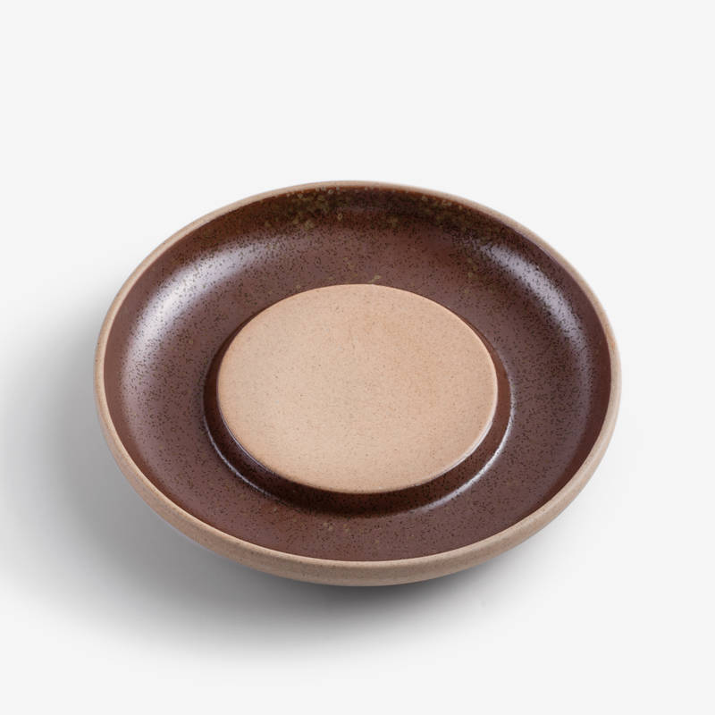 WAGA 質樸同心 20cm 陶瓷造型盤｜秋葉｜單品_0