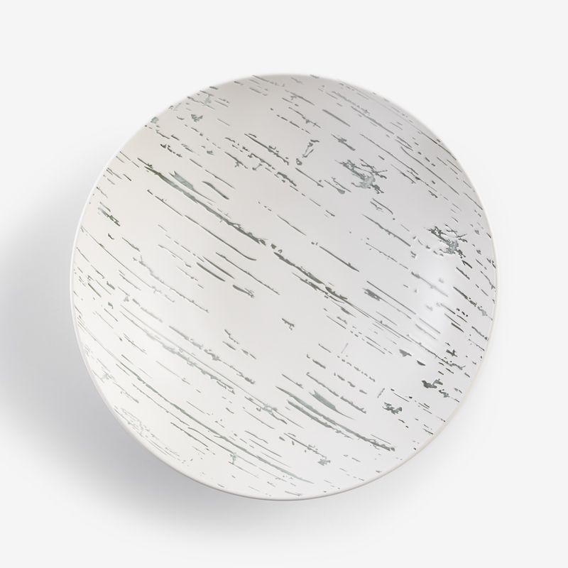 Circle 20cm Ceramic Plate | Gray_1