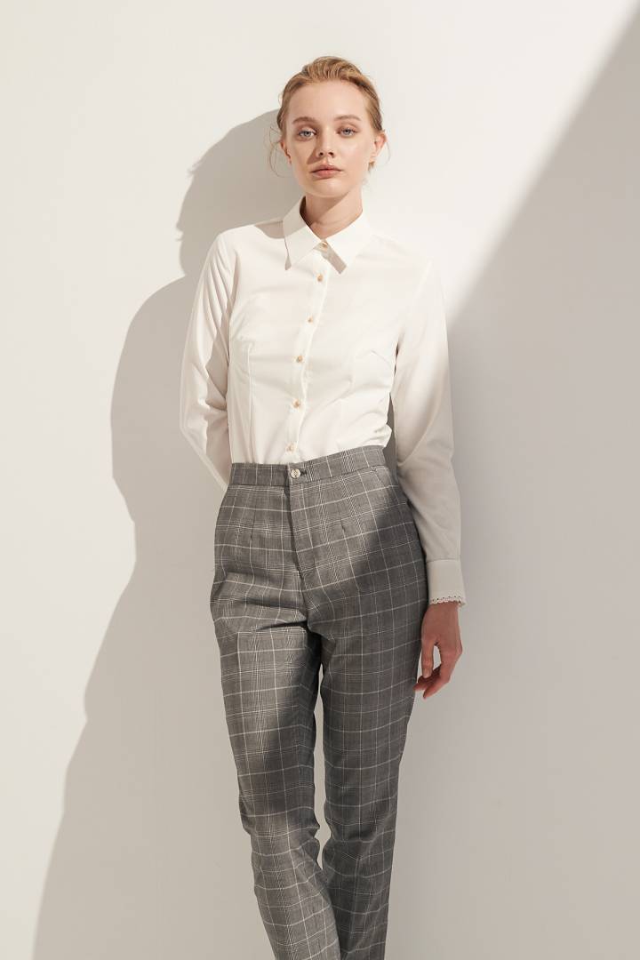 SST&C Women'S Nine-Point Slim Fit Trousers | 7262103002  (Outlet)_1