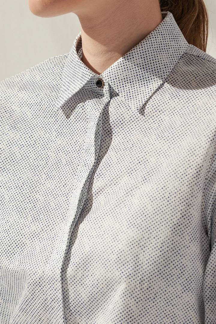 SST&C Women'S Cuffed Printed Shirt | 7562104003  (Outlet)_6