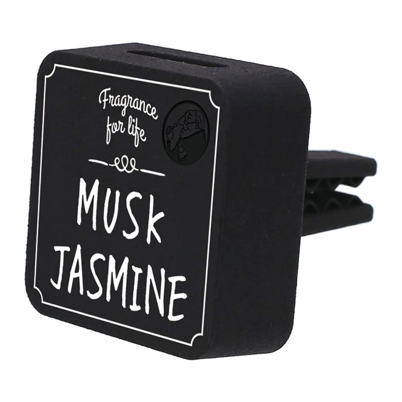 【日本 John′s Blend】MUSK JASMINE 麝香茉莉 方塊方形 冷氣口夾式 車用芳香劑_0