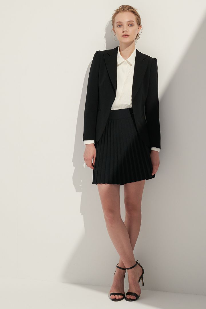 SST&C Women'S Pleated Skirt With Open Button Design | 7462105004  (Outlet)_0