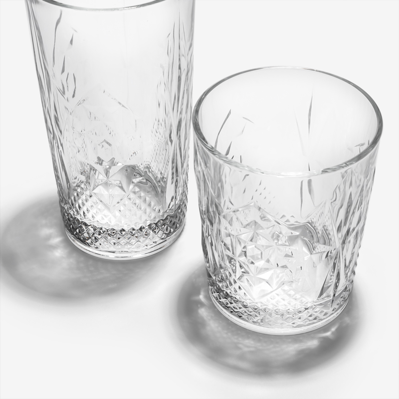 Transparent 250ml Double Wall Glass_3