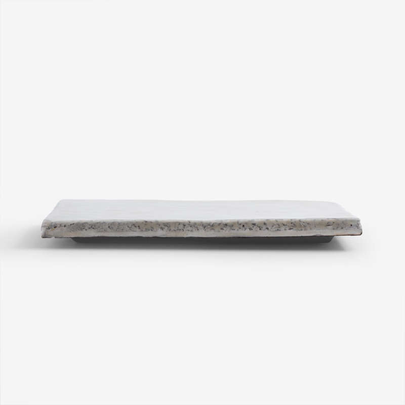 職人 秋露粉引 18.2cm 陶瓷平盤｜單品_1