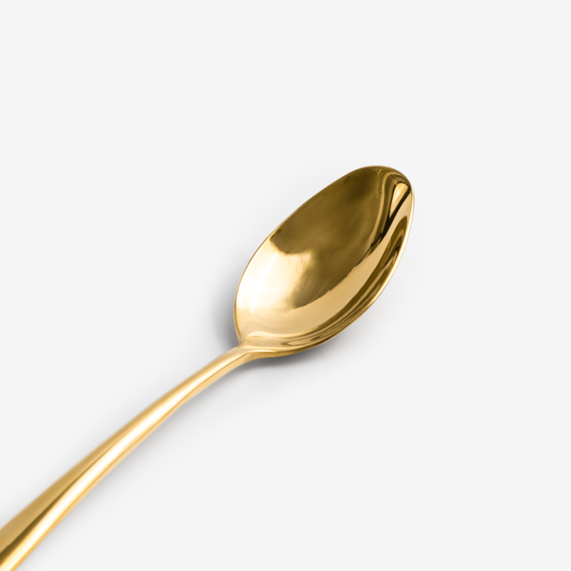 Gold 20.5cm Stainless Steel Dinner Spoon_1
