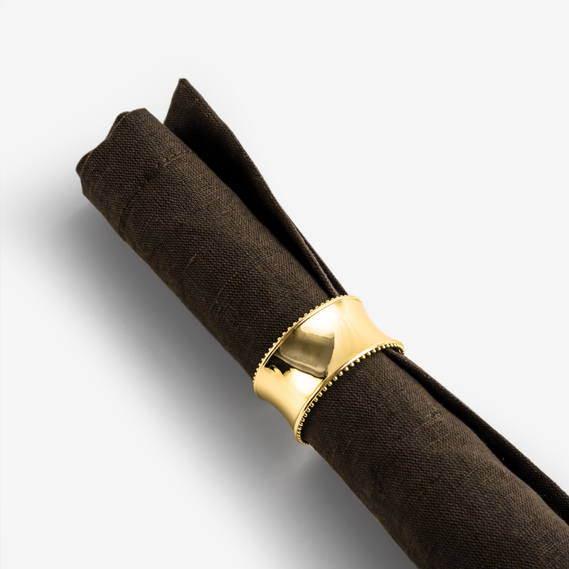 Gold 4.5cm Stainless Steel Napkin Ring_2