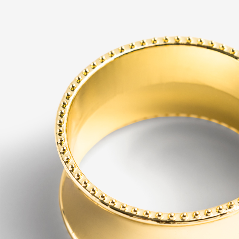 Gold 4.5cm Stainless Steel Napkin Ring_3