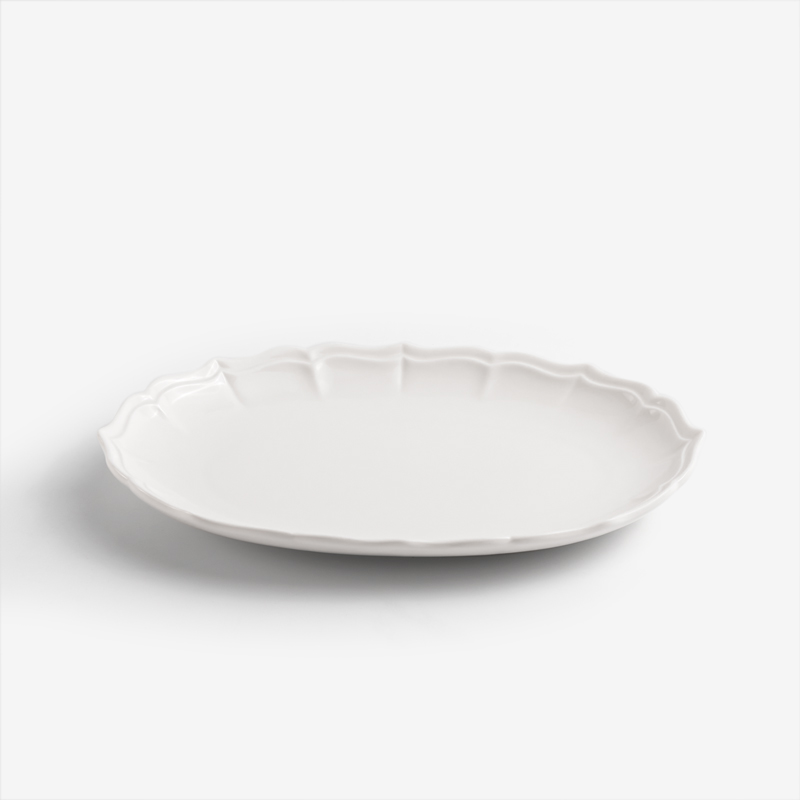 Decoration 25cm Ceramic Oval Plate_0