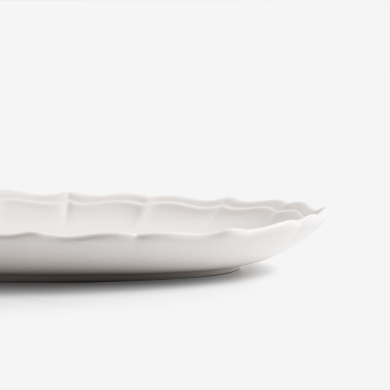 Decoration 25cm Ceramic Oval Plate_3