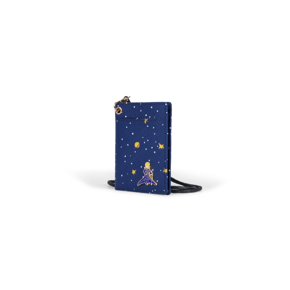 【小王子Le Petit Prince聯名款】閃耀星空系列 真皮卡片錢包-星空藍 LPPW76037-98_2