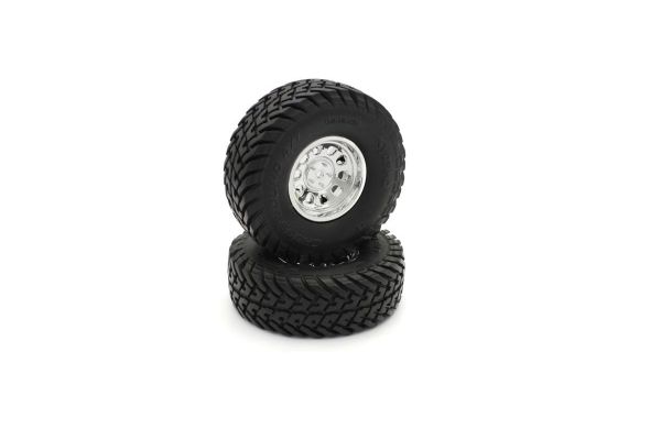 OLTH001SM Complete Chrome Wheel ＆ Tire Set (2pcs)_0
