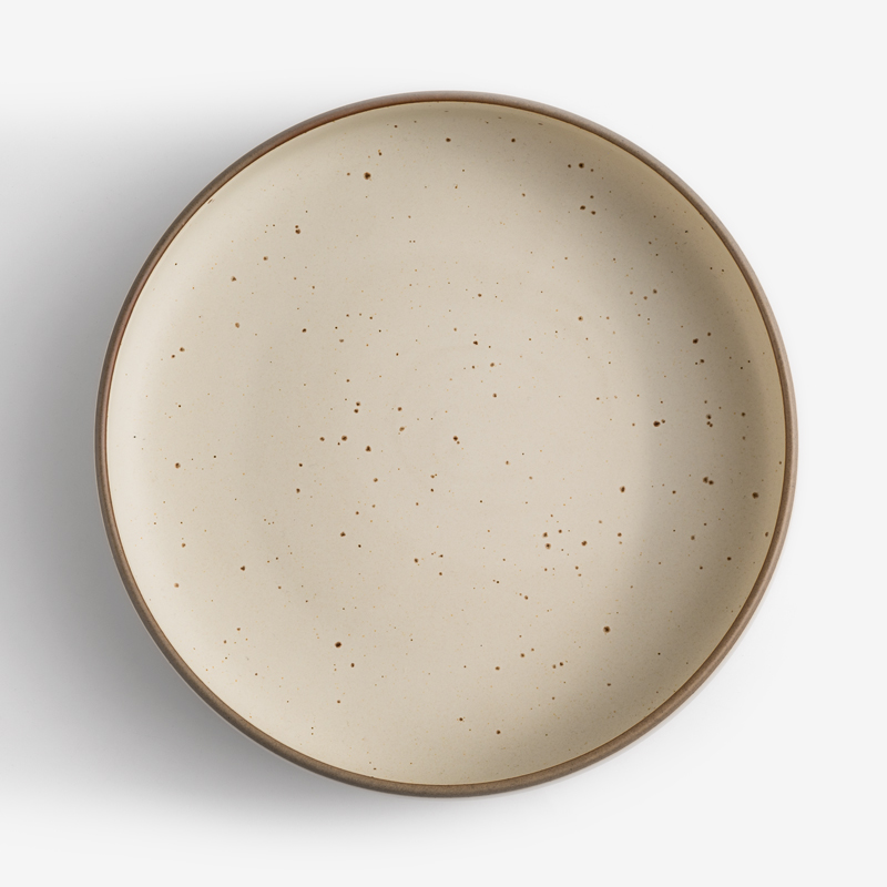Ice Crack 23cm Ceramic Plate_2