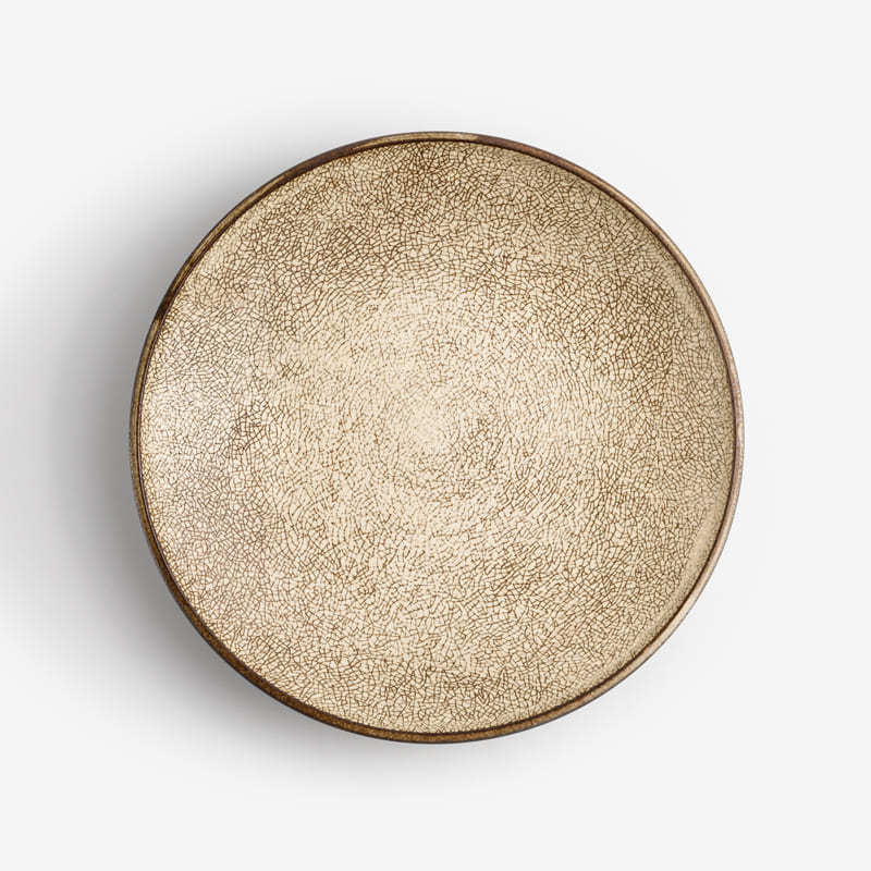 Ice Crack 23cm Ceramic Plate_2