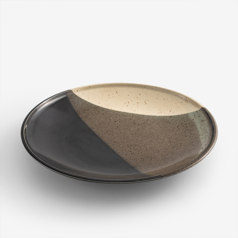 Ice Crack 23cm Ceramic Plate_0