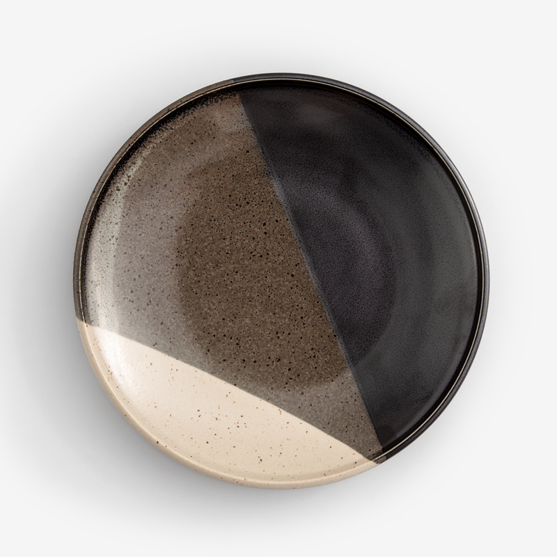 Ice Crack 23cm Ceramic Plate_1