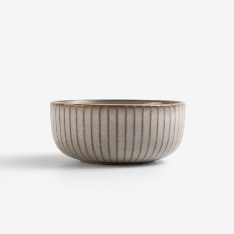 WAGA 歐式菊瓣 11cm 陶瓷碗｜灰藍｜單品_2