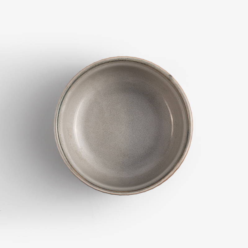 WAGA 歐式菊瓣 11cm 陶瓷碗｜灰藍｜單品_3