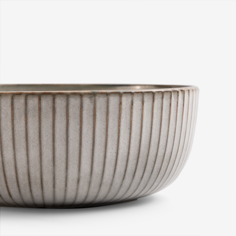 WAGA 歐式菊瓣 16.5cm 陶瓷深碗｜灰藍｜單品_2