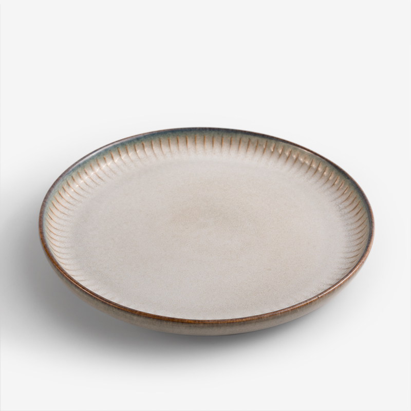 Ice Crack 23cm Ceramic Plate_0
