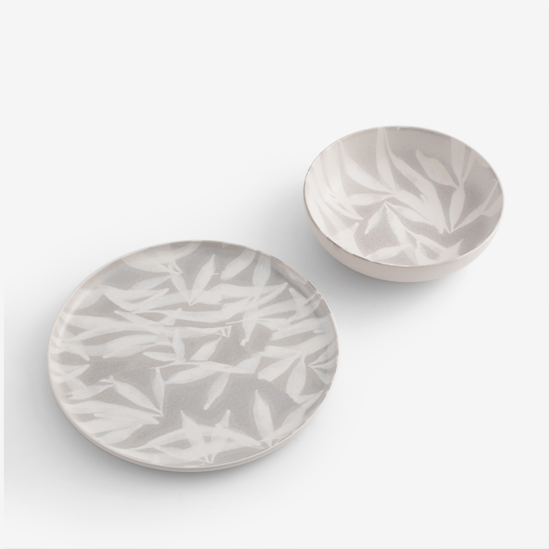Ice Crack 23cm Ceramic Plate_4