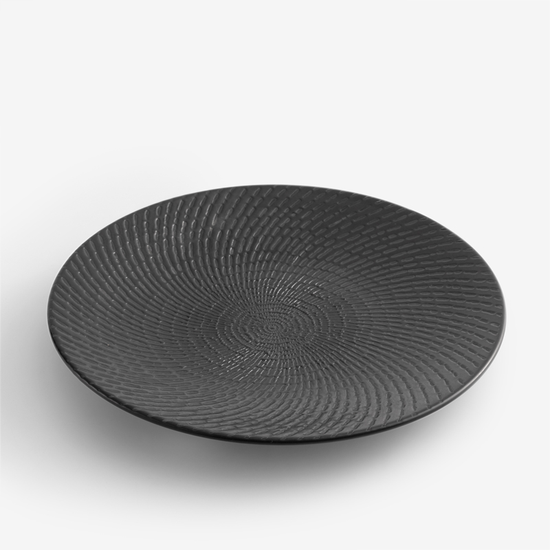Ice Crack 23cm Ceramic Plate_0