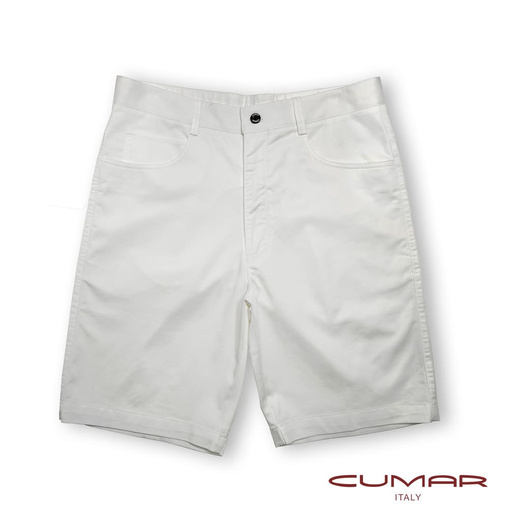 CUMAR 平面前彎袋休閒彈性短褲 /218152