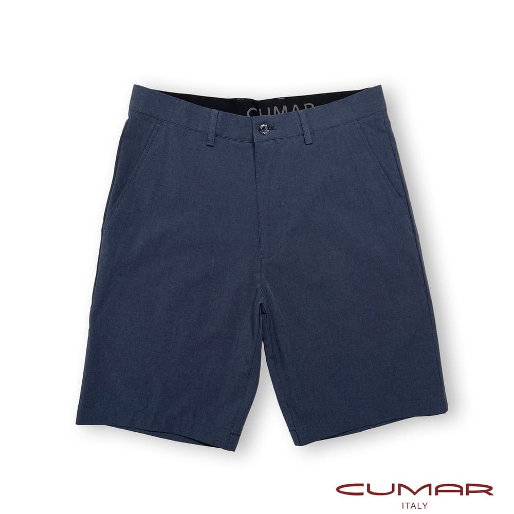 CUMAR 平面前斜袋休閒彈性短褲/218153