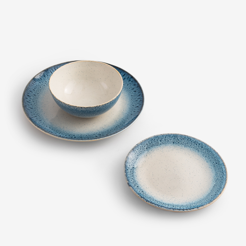 Ice Crack 23cm Ceramic Plate_1