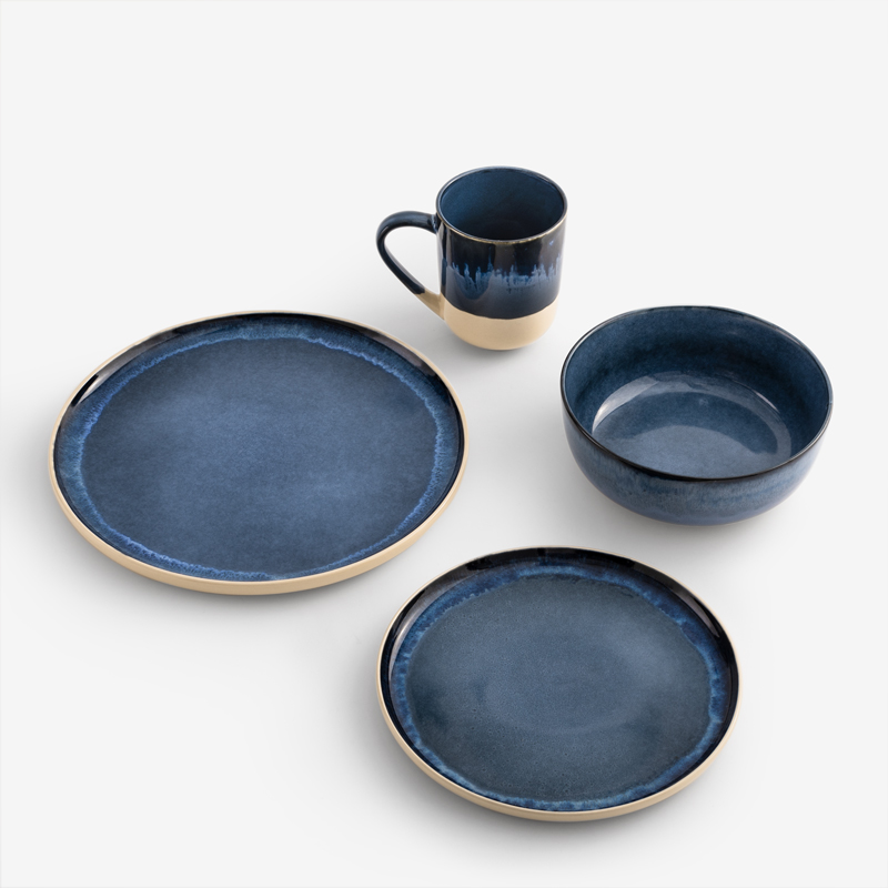 Ice Crack 23cm Ceramic Plate_3