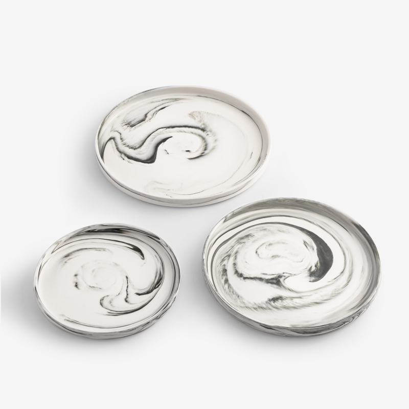 Ice Crack 23cm Ceramic Plate_4