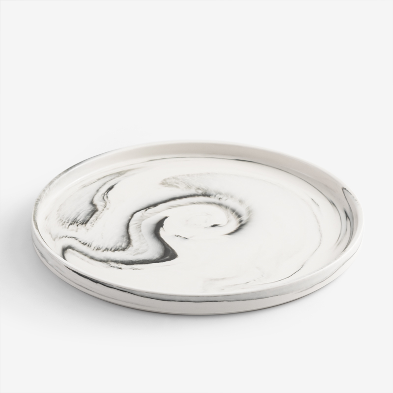 Ice Crack 23cm Ceramic Plate_0