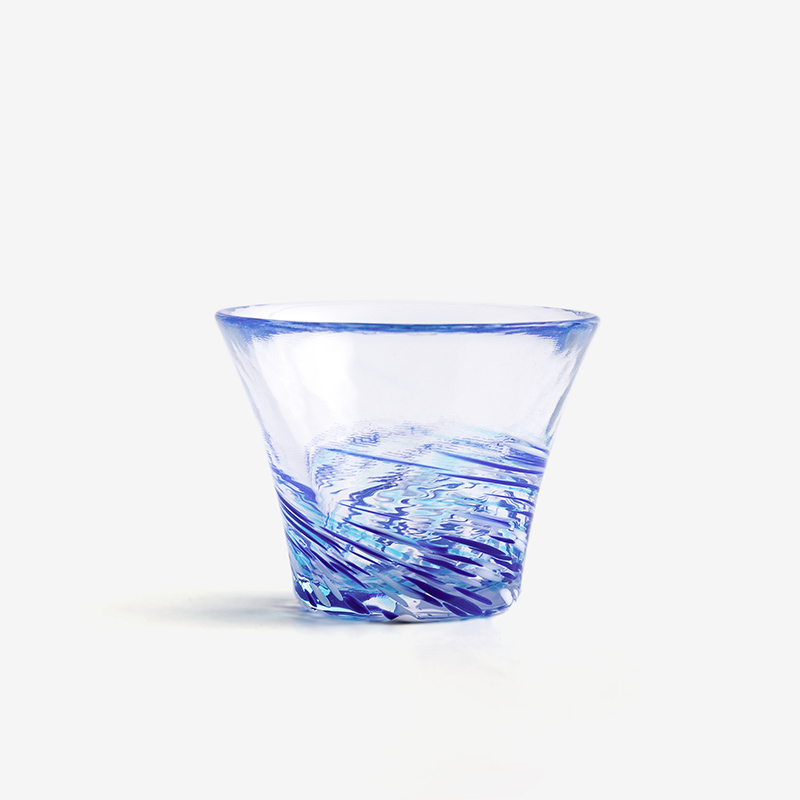 津輕 日製手作 60ml 玻璃酒杯｜瀑布｜單品_1