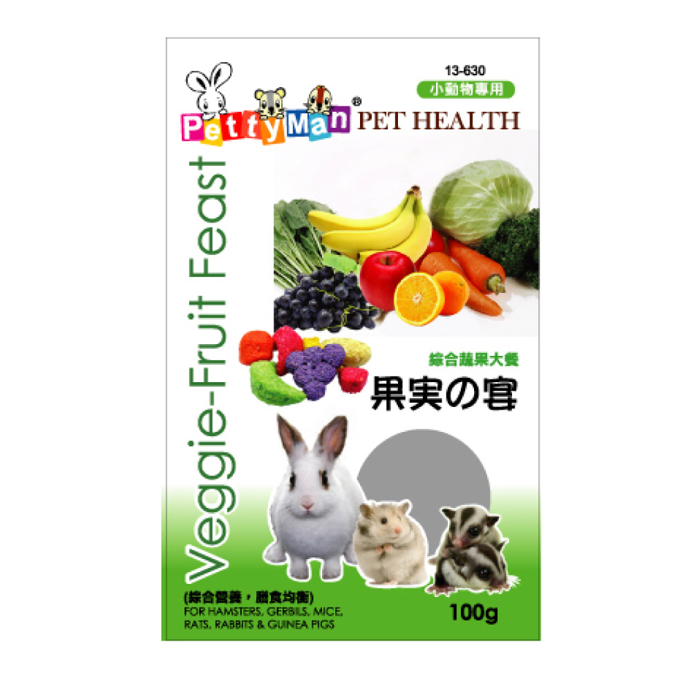 【PettyMan】綜合蔬果大餐 100g #13-630_0