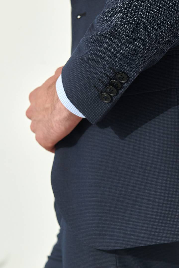 SST&C #Online Exclusive  Navy Slim Fit Suit Jacket | 0112107001  (Outlet)_4