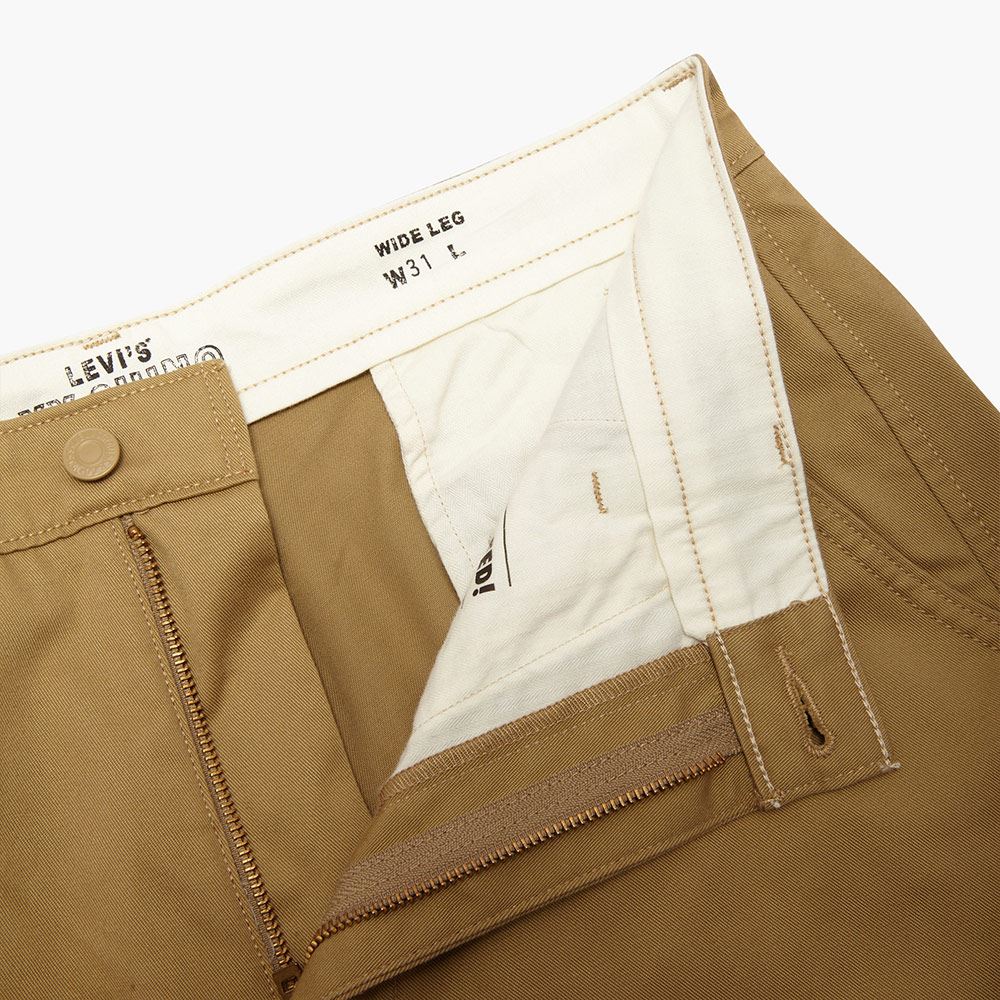 Levis 男款 STA PREST抗皺免熨燙卡其休閒褲 / 寬鬆直筒版型 / 及踝款 / 彈性布料 / 卡其 熱賣單品_6