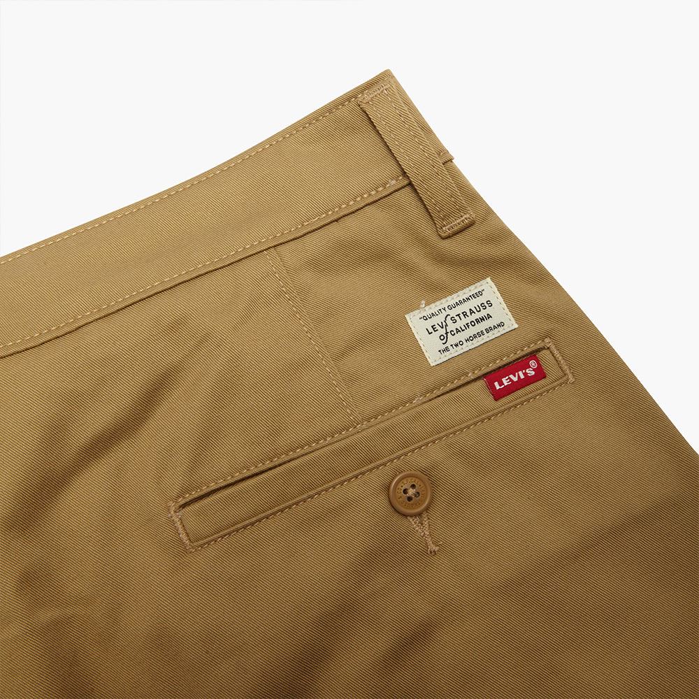 Levis 男款 STA PREST抗皺免熨燙卡其休閒褲 / 寬鬆直筒版型 / 及踝款 / 彈性布料 / 卡其 熱賣單品_7