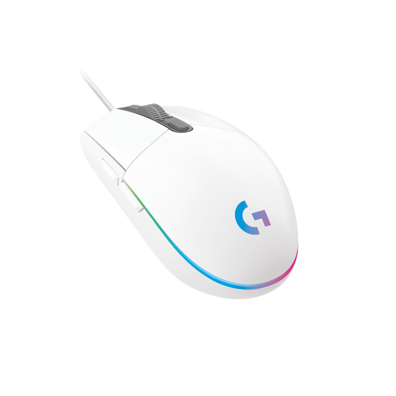 羅技logitech RGB 炫彩遊戲滑鼠/Prodigy電競滑鼠/有線電競滑鼠(G102)-白色_1