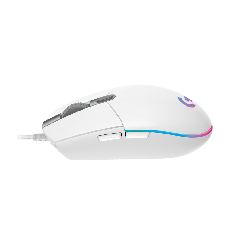 羅技logitech RGB 炫彩遊戲滑鼠/Prodigy電競滑鼠/有線電競滑鼠(G102)-白色_2