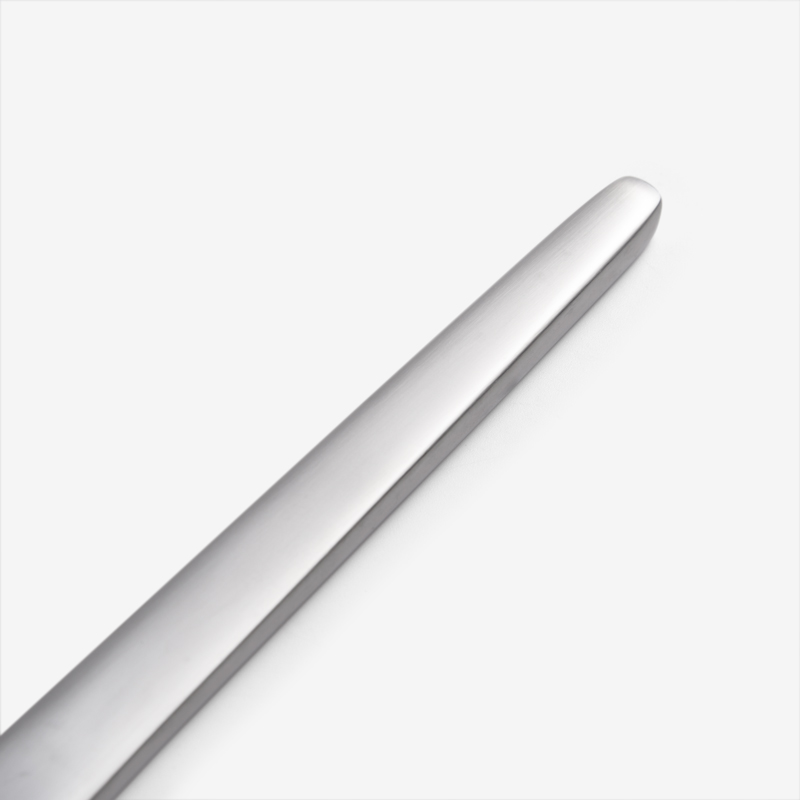 WAGA 簡約幾何 22cm 不鏽鋼主餐刀｜銀｜單品_3