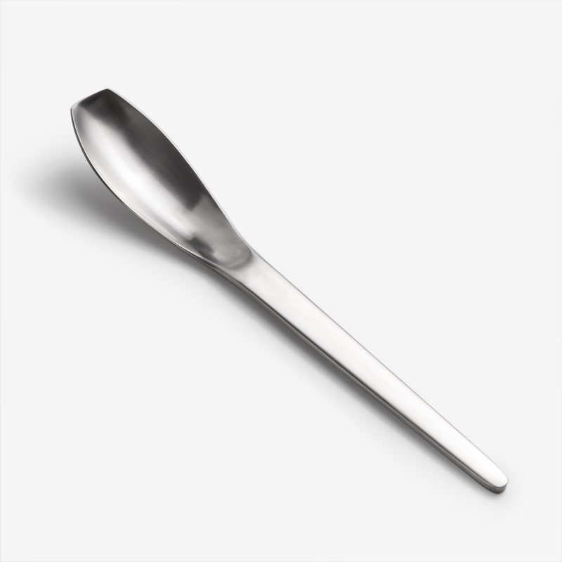 WAGA 簡約幾何 20.5cm 不鏽鋼主餐匙｜銀｜單品_0