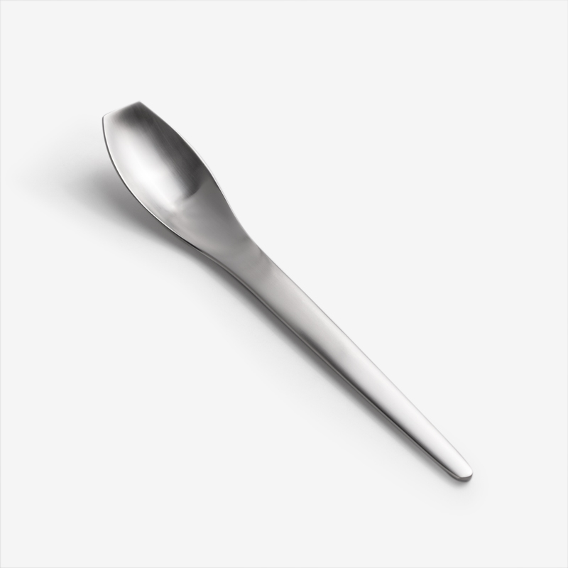 WAGA 簡約幾何 17cm 不鏽鋼小匙｜銀｜單品_0