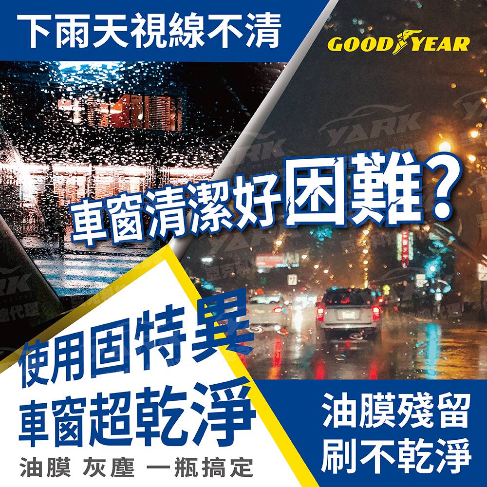 ★全新【美國GOODYEAR固特異】汽車鍍膜撥雨劑700ml｜撥水劑_3