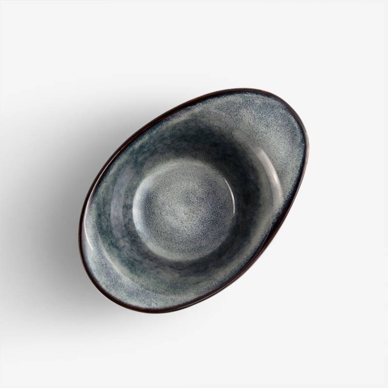 Ice Crack 23cm Ceramic Plate_1