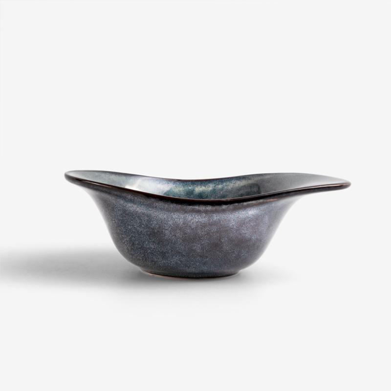 Ice Crack 23cm Ceramic Plate_2