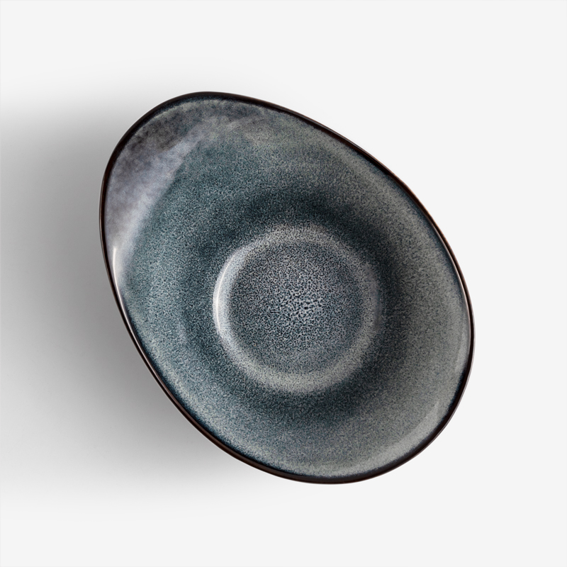 WAGA 夜空映色 19cm 陶瓷造型碗｜黛藍｜單品_1