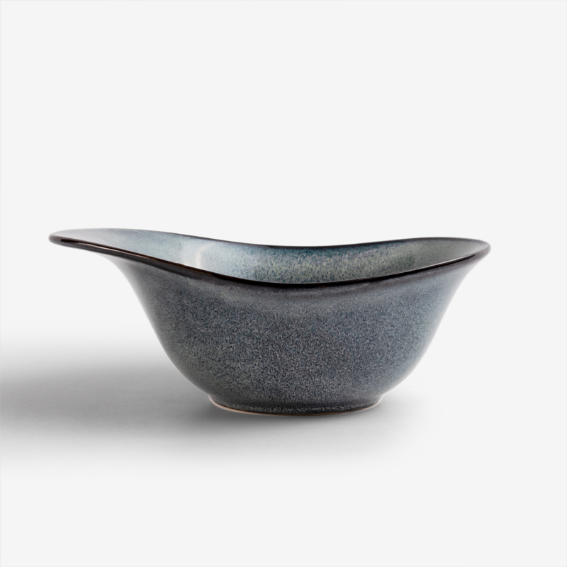WAGA 夜空映色 19cm 陶瓷造型碗｜黛藍｜單品_2
