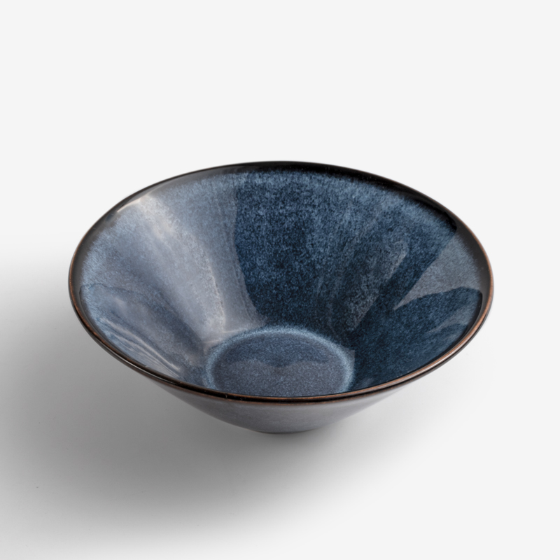 WAGA 夜空映色 18cm 陶瓷深碗｜黛藍｜單品_0