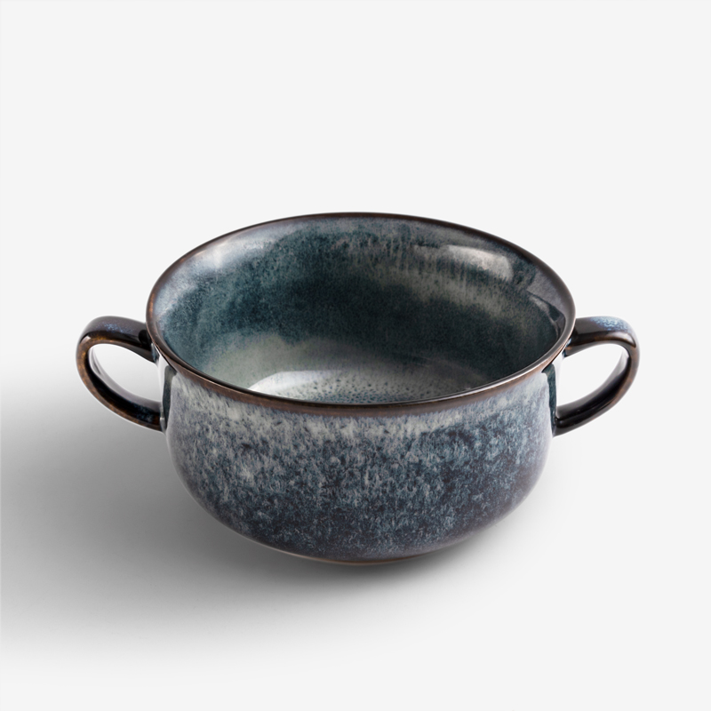Ice Crack 23cm Ceramic Plate_0