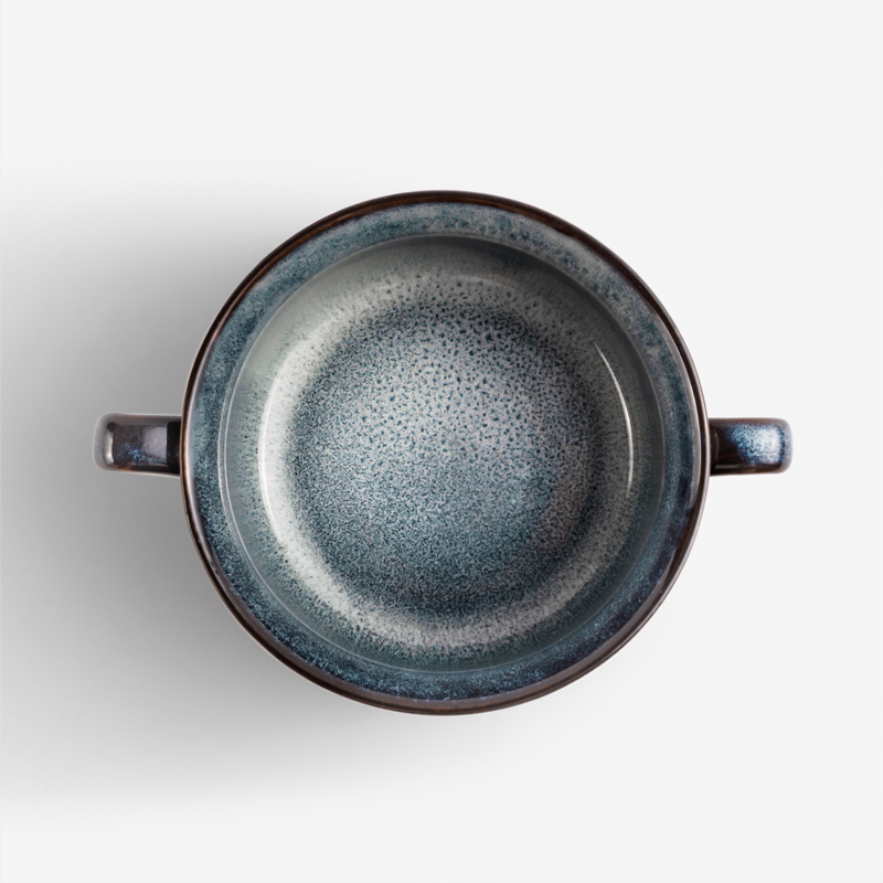 Ice Crack 23cm Ceramic Plate_1